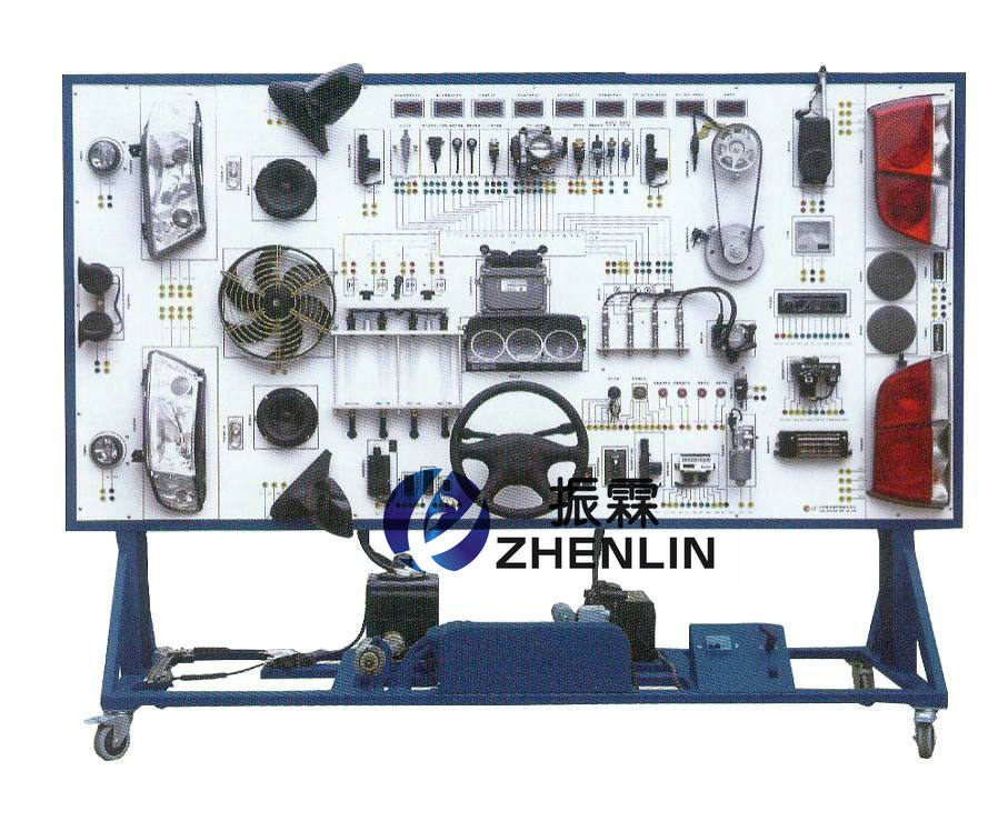 桑塔納2000全車電路電器實(shí)訓(xùn)臺(tái),全車電路電器實(shí)訓(xùn)設(shè)備--上海振霖公司