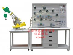 工程液壓實訓(xùn)設(shè)備  /  透明起重機液壓系統(tǒng)與PLC控制實訓(xùn)裝置_上海振霖教學(xué)設(shè)備